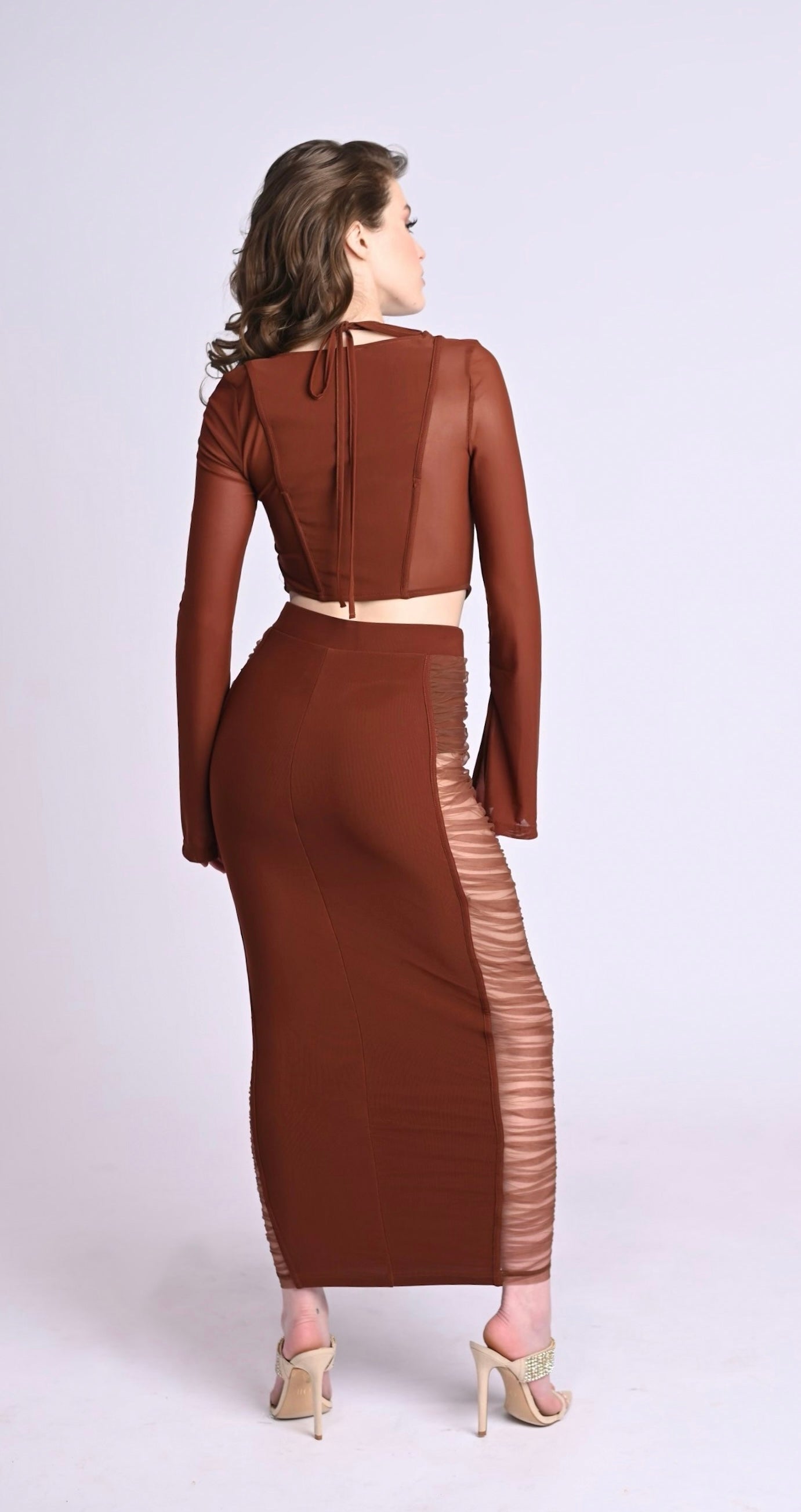 Tyra Set Top (Brown)